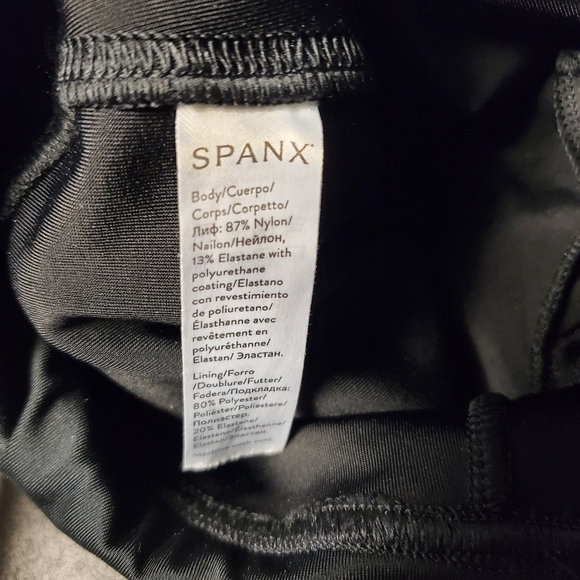 SPANX Faux Leather Edgy Moto Leggings Size small Fall Closet Staple - Picture 10 of 15